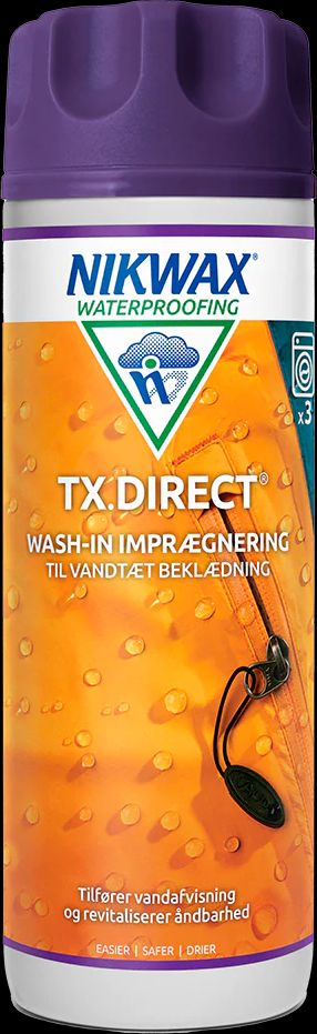nikwax tx.direct wash-in 300ml imprægnering til overtøj