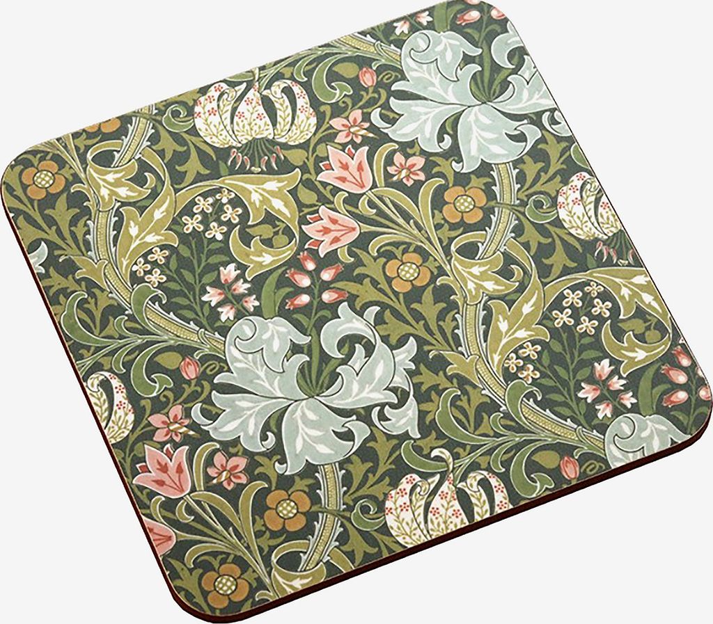 William Morris Pot Stand Golden Lily - Multi/patterned - 16X16CM x 16