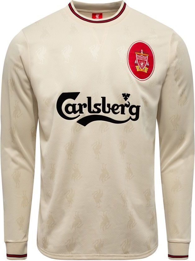 liverpool udebanetrøje 1996/97 lange ærmer