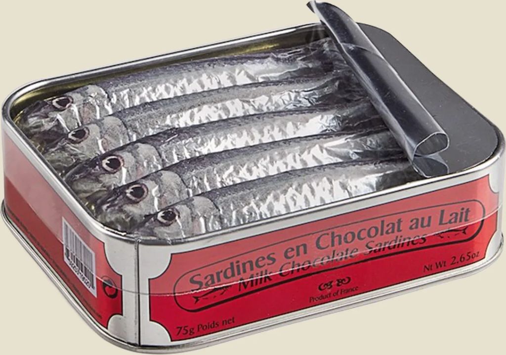chocolate sardines | tin