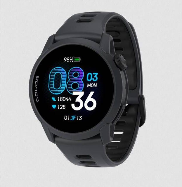 Coros Pace 4 GPS Sport Watch Black Silicone