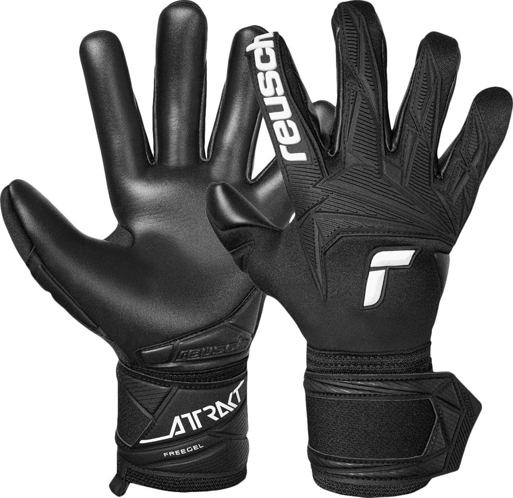 reusch målmandshandske attrakt freegel infinity - sort/hvid