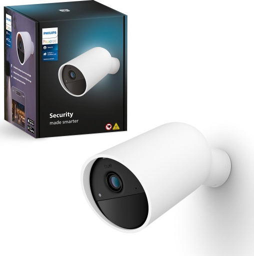 Philips trådløst overvågningskamera - Full HD, IP65, hvid