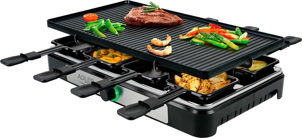 Adler AD 6616 Raclette Grill 1400W (8 personer)