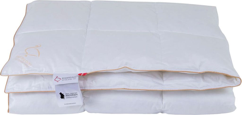 dyne 140x200 cm - svinedrengen - moskusdun - sommerdyne - ringsted dun