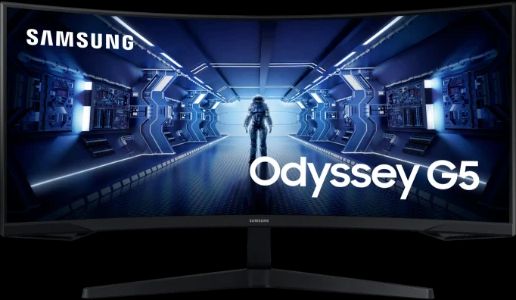 samsung odyssey g5 c34g55 34" gaming-skærm
