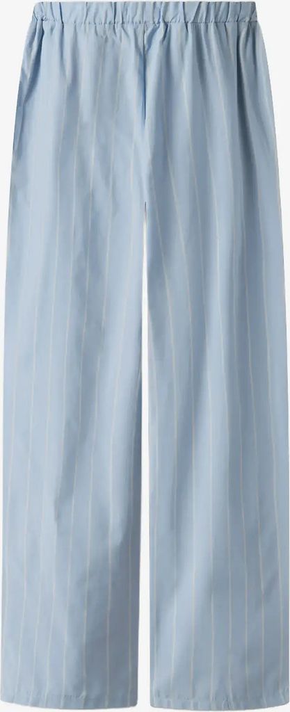 LMTD Nlfhelles Poplin Wide Pant - Blue - 164