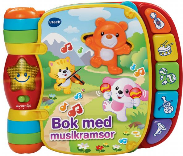 Vtech barnbok med musiKrämsor SE