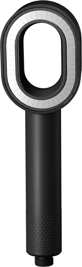Essential brusehoved m. filter - sort