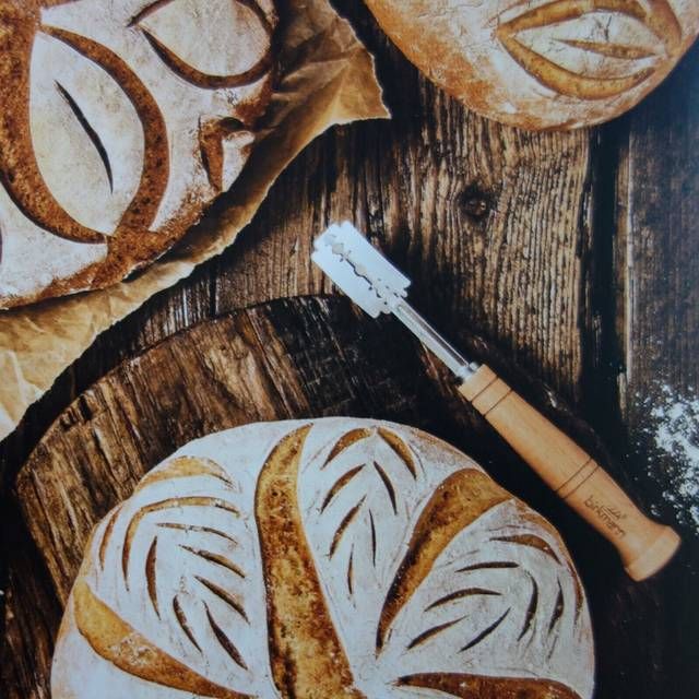 Birkmann Bäckermesser brot-ritzmesser baguettemesser holzgriff