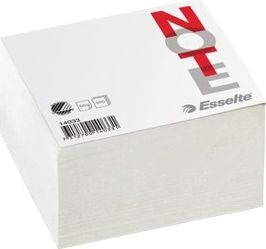 Esselte Blockkub 100x100x50mm vit