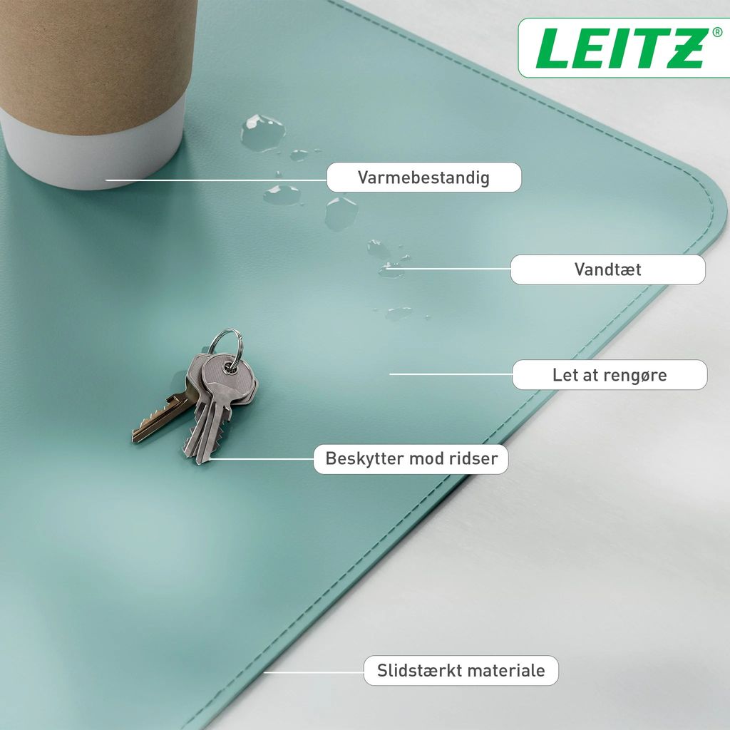 Leitz stor skrivbordsmatta, mint
