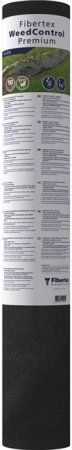 fibertex ukrudtsdug sort 1x15mtr weedcontrol premium 131832 80gr/m²
