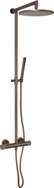 cassøe t8 brusesæt, mat bronze