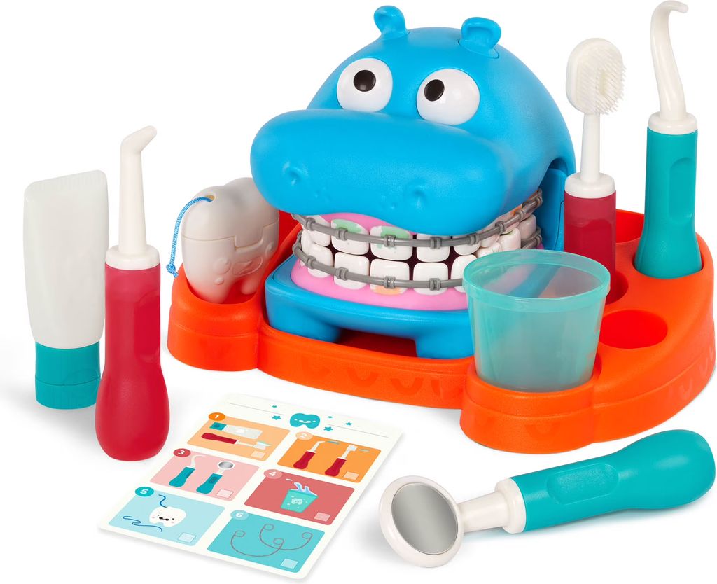 Battat Hippodontist Dentist Plastic Play Set