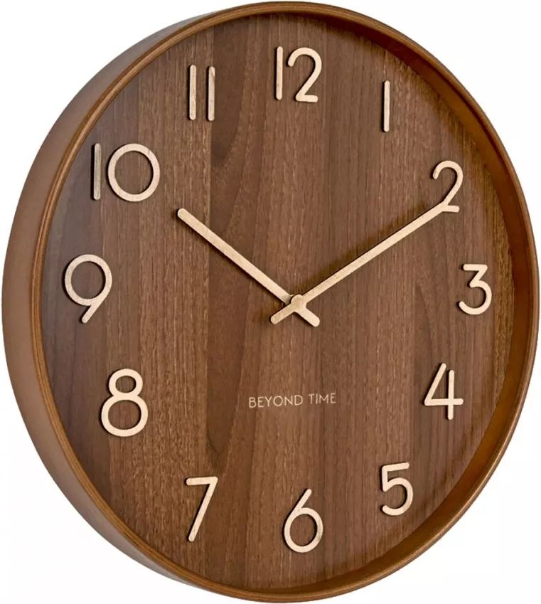 Beyond Time Madera Grande Mørkt Træ Vægur