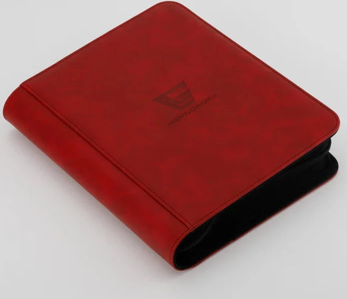 GEMLOADER Premium Toploader Binder 4-Pocket Red