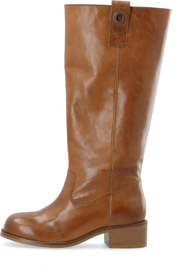 Cashott Casvilma Highshaft Pull Boot Tampa Langskaftede Støvler - Cognac