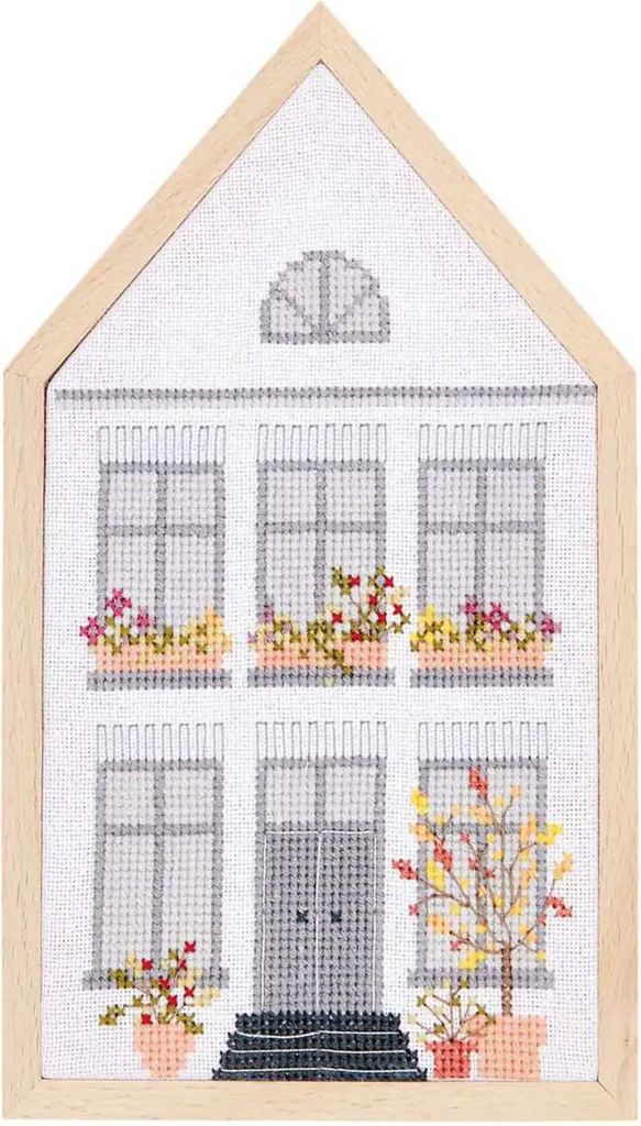 Rico Design Broderikit Autumn House Futschikato Sommerhus