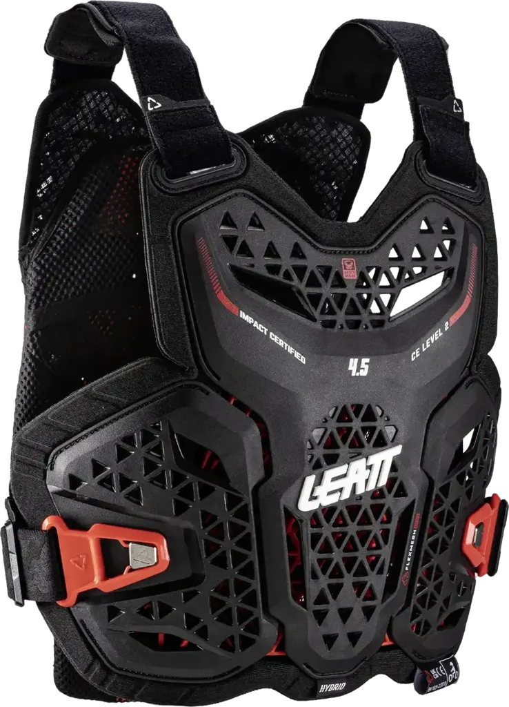 LEATT Brystbeskytter 4.5 Hybrid Junior V26 - Sort