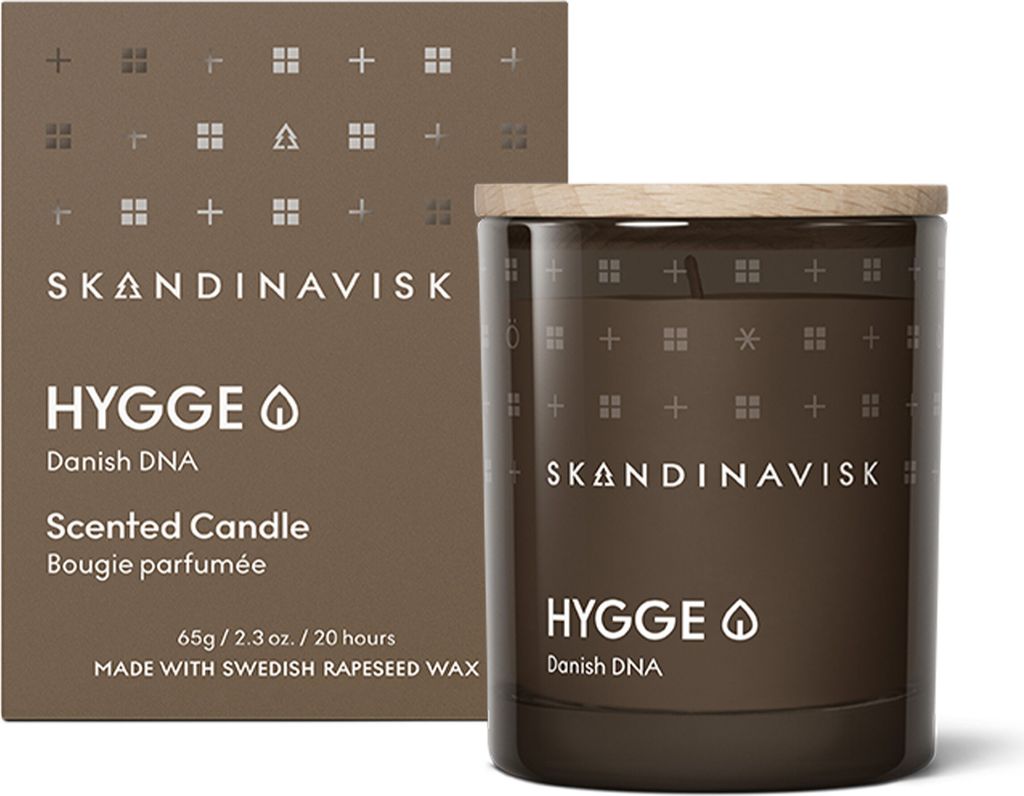 hygge scented candle w lid 65g