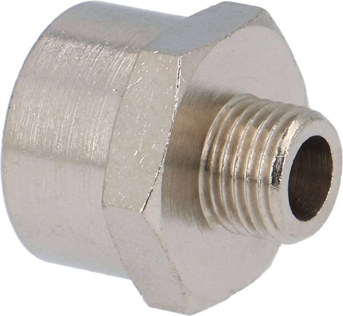 Reduktionsnipler 1/4" udv. x 1/2" indv. gevind JWL
