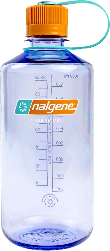 Nalgene narrow mouth sustain, VattenFlaska, 1000 ml, Ljuslila