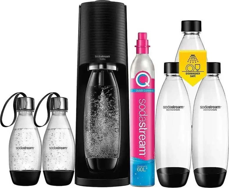 sodastream terra gigapack - komplet startpakke