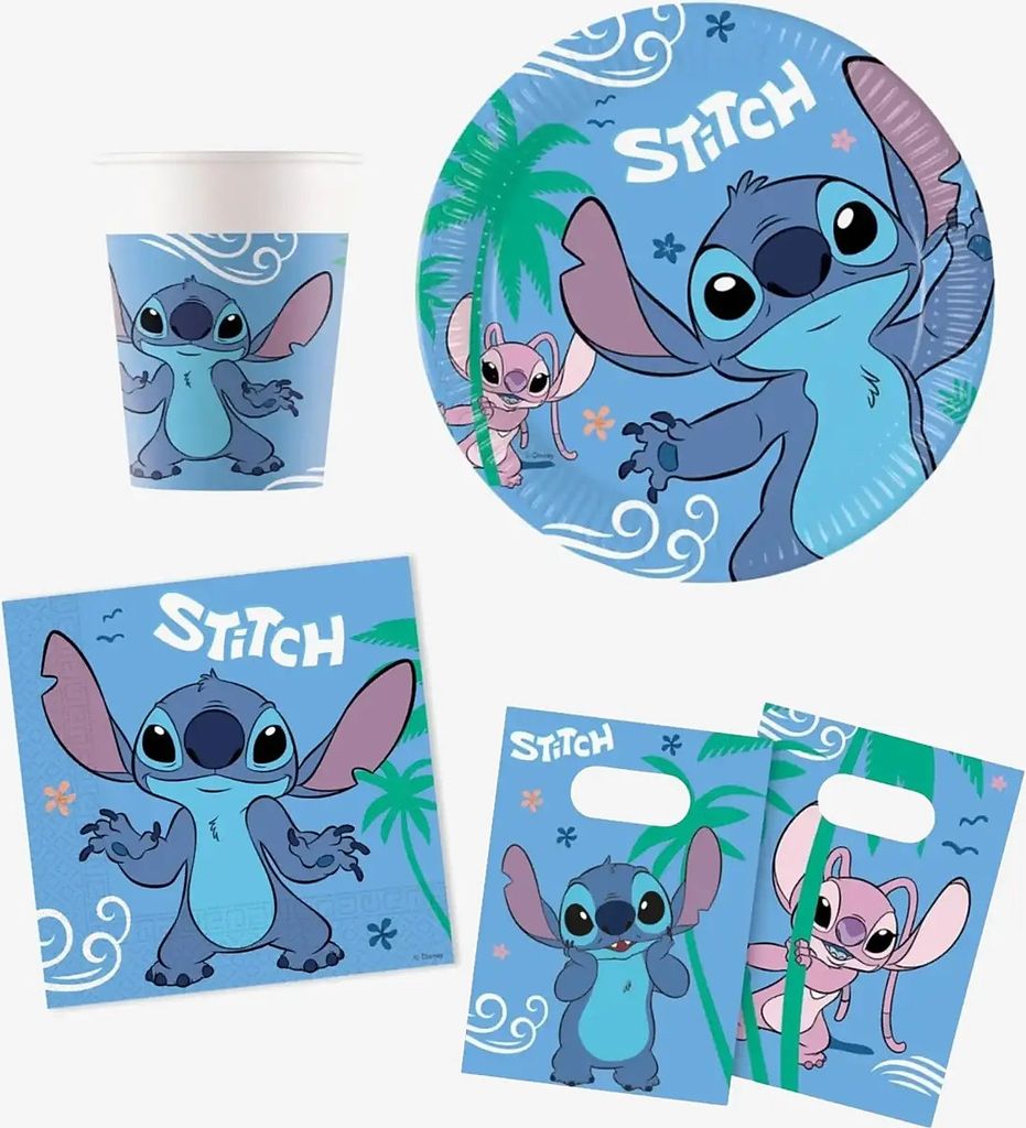 stitch party pack - børnefødselsdag