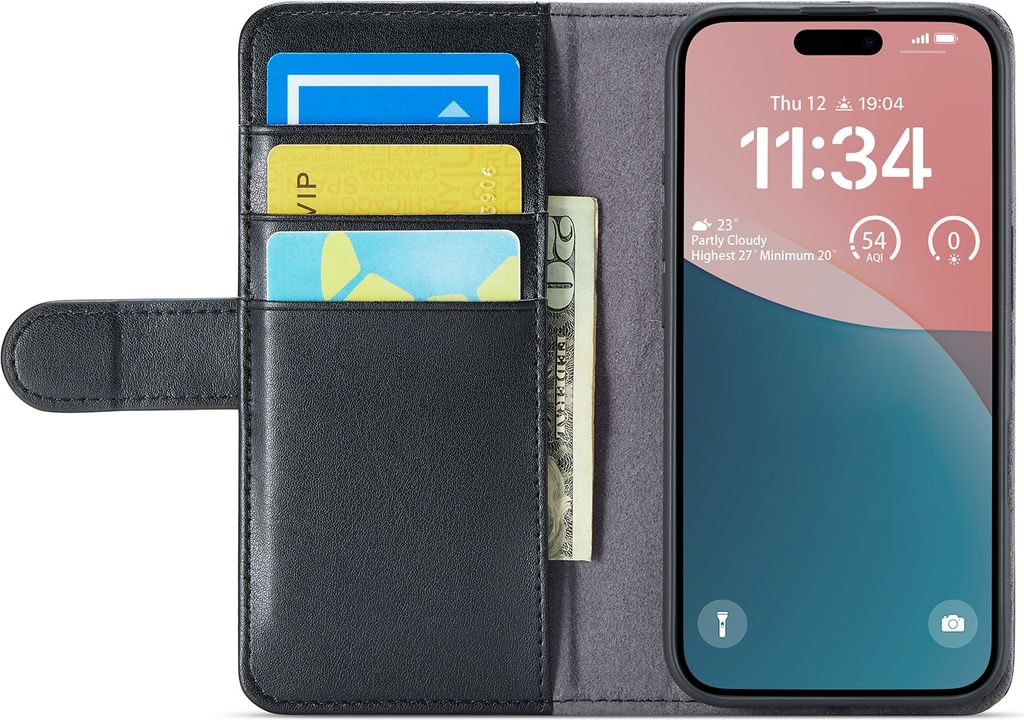 Mobique Ægte Læderetui iPhone 16