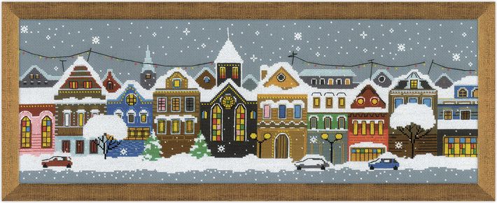 Riolis Broderikit Billede Juleby