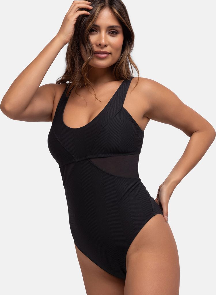 Dorina Saint Tropez Shaping Swimsuit - Black - XXXL