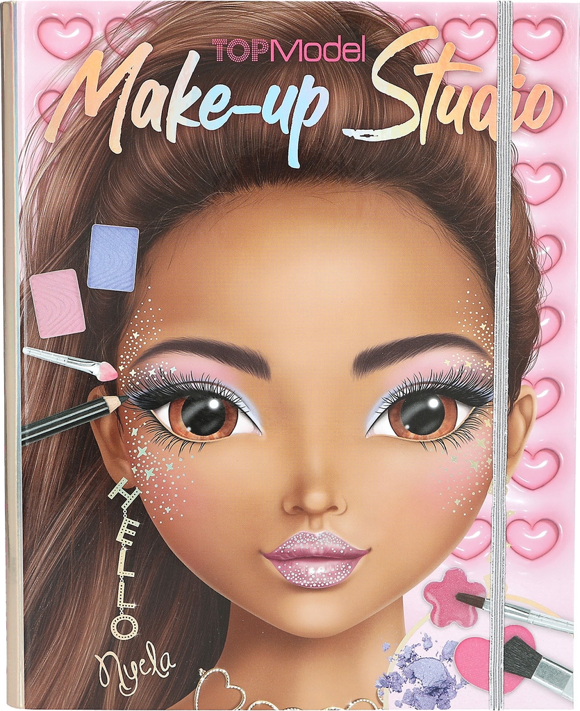 top model - makeup studio bog med indhold
