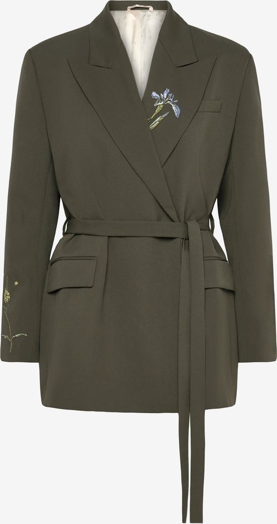 rodebjer stand embroidery - dark moss