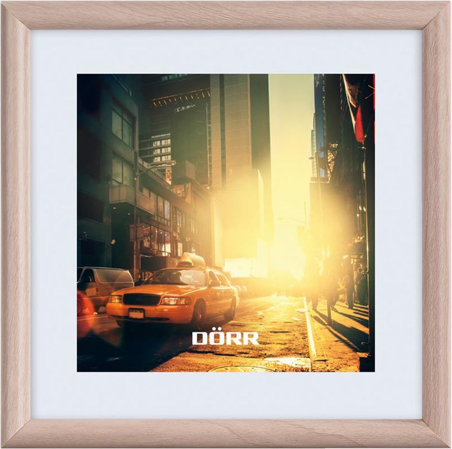 Dörr New York Square Billedramme Plast 10x10 cm Imiteret Birk Ramme