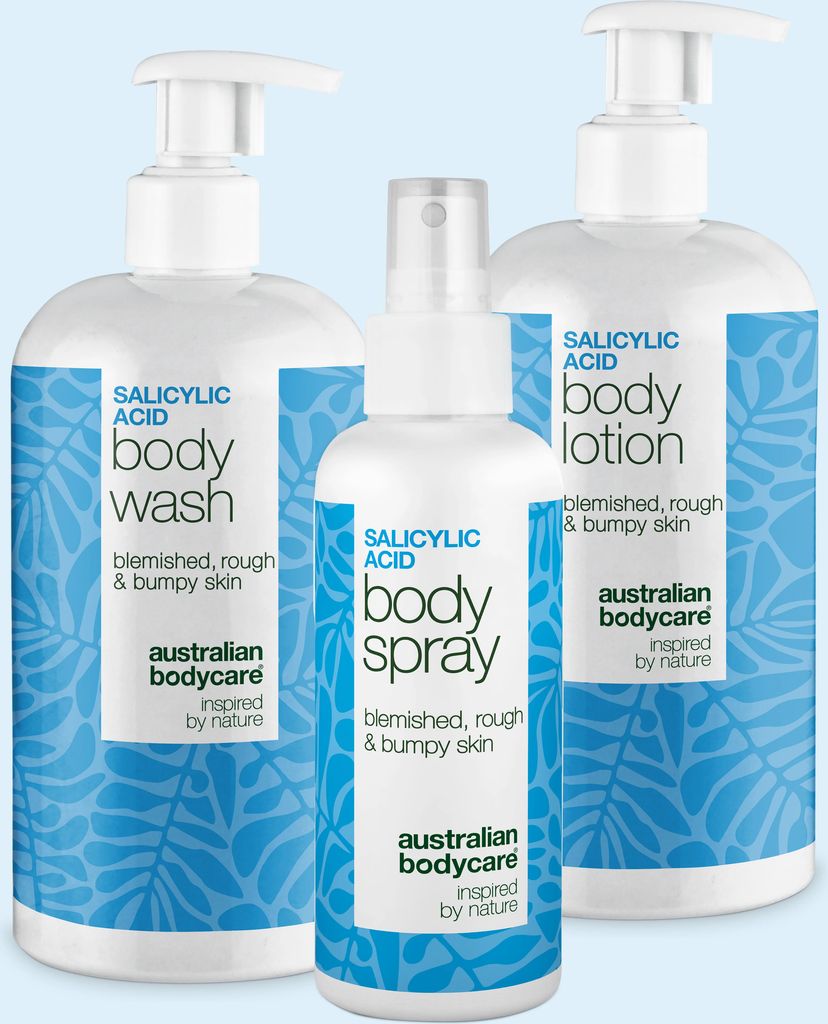 Australian Bodycare Kroppspakke Mot Kviser Og Uren Hud 3-Trinnsrutine