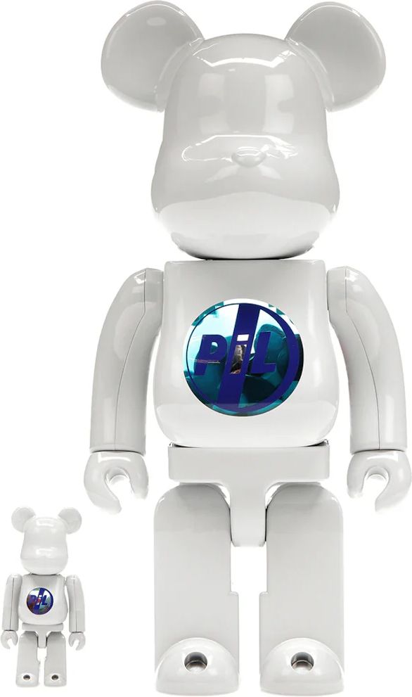 Bearbrick PiL 100% & 400% Set Chrome Ver.