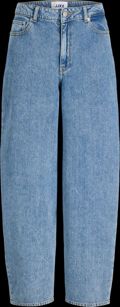 JJXX Jxfuji Barrel MW R200 DNM Noos Kvinde Light Blue Denim Barrel Jeans Str "29/""34" - Denim hos Magasin