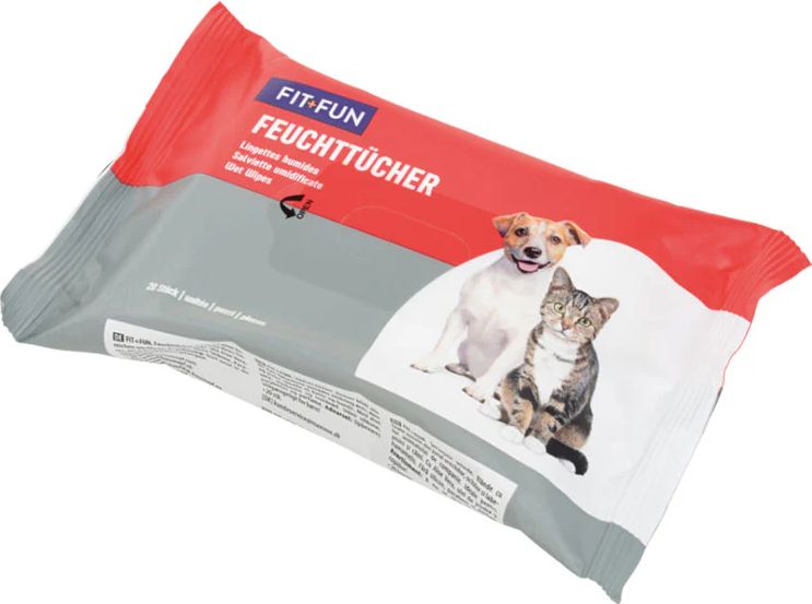 Fit & Fun Wet Wipes for Cats and Dogs