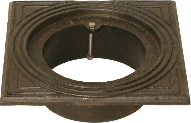 duco 200 mm rørbrøndkarm uden rist/dæksel, firkantet, gg