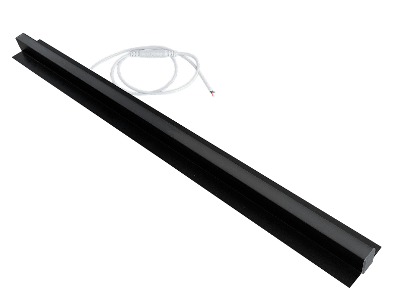 troldtekt led lysskinne i 4000k, 24v, 17w, dæmpbar, 60 cm. - sort
