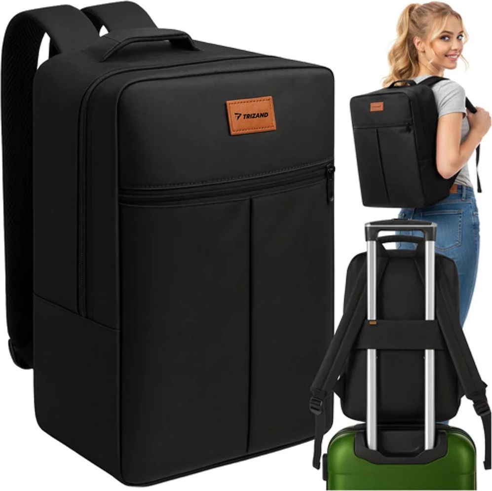 Trizand Håndbagage Kabinekuffert RyanAir WizzAir 40x25x20cm
