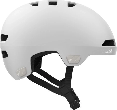 lazer maze kineticore cykelhjelm, matte white stone