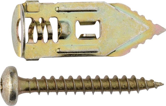 nkt fasteners gipsdybel m/skrue 13 x 25 mm 4 stk.