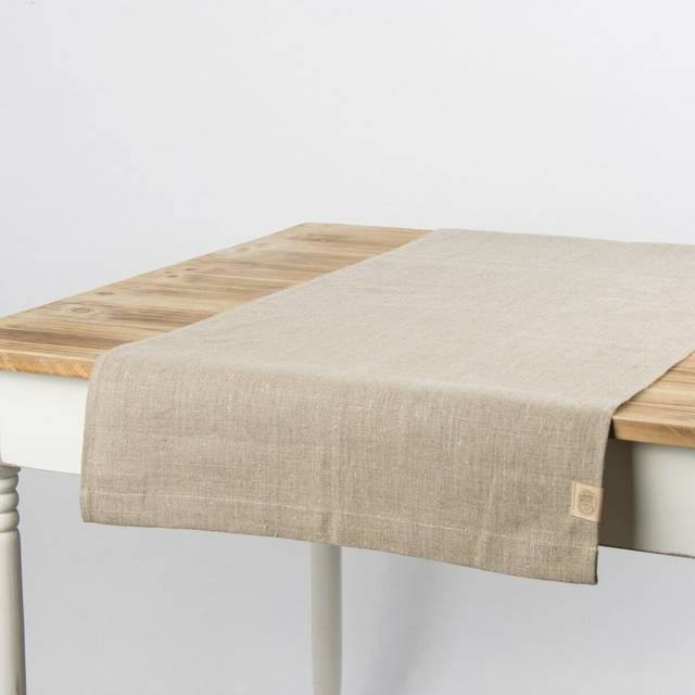 Kardelen Lovely Linen Classic Table Runner 47x150 cm