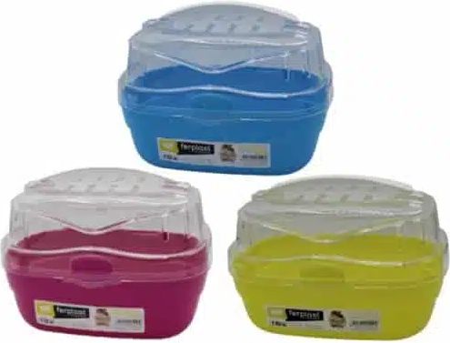 Ferplast Transportkasse Lille: 20x16x13.5 Lyserød