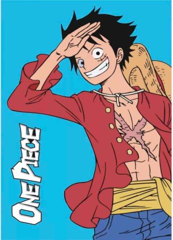 One Piece Tæppe Fleece 100 x 140 Monkey D. Luffy