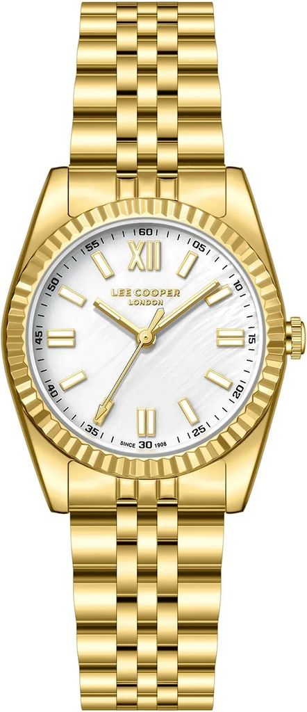 Lee Cooper Classic LC08303.120 Dame 30 mm Analog Quartz Mineralglas