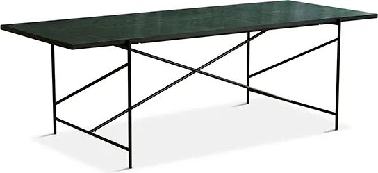 spisebord 230, grøn marmor fra handvärk
