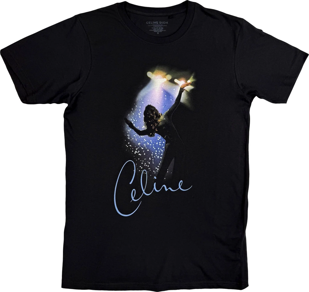 Celine Dion - Celine Dion Unisex T-Shirt: Spotlight (Black)